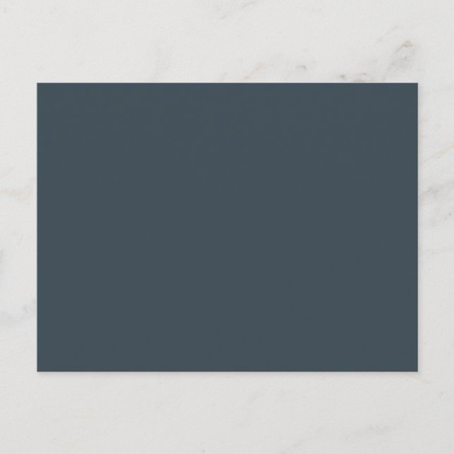 Create Your Own dark gray Announcement Postcard Meddelande Vykort (Framsida)