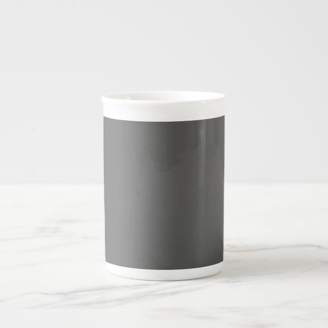 Create Your Own dark gray Custom Design Benporslin Mugg (Framsidan)