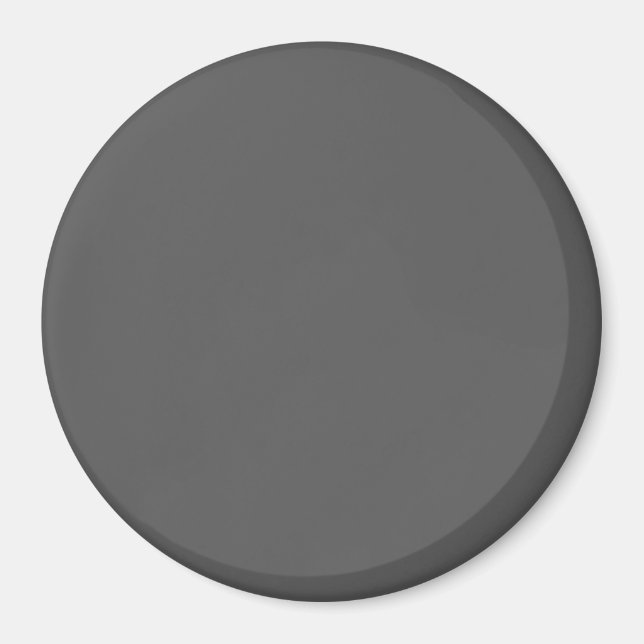 Create Your Own dark gray Custom Design Magnet (Framsidan)
