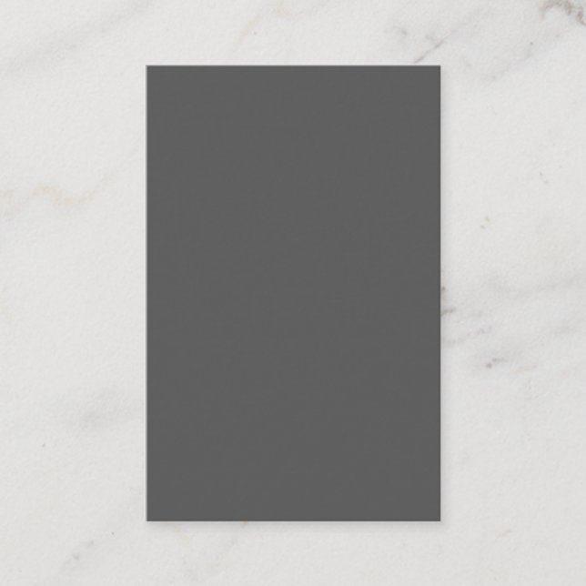 Create Your Own dark gray Custom Design Rabattkort (Framsida)