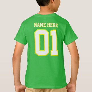 CREATE-YOUR-OWN DIY Custom design Boys Team Number T Shirt