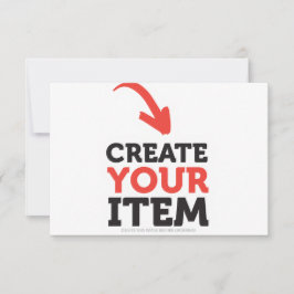 CREATE-YOUR-OWN DIY Custom upload your design Tack Kort