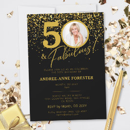 Create Your Own Fabulous Birthday Photo Invitation Kort