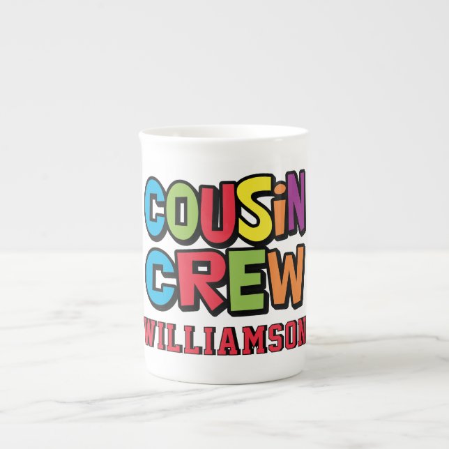 Create Your Own Family Reunion Cousin Crew  Benporslin Mugg (Framsidan)