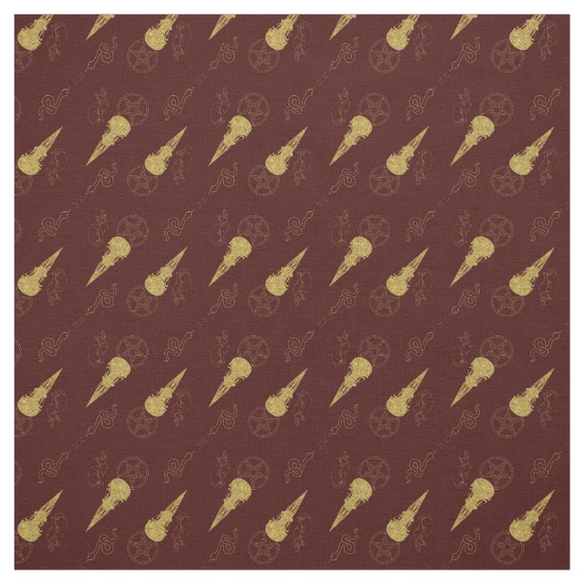 Create Your Own Gold Ritual Symbols Red Tyg (Provkarta)