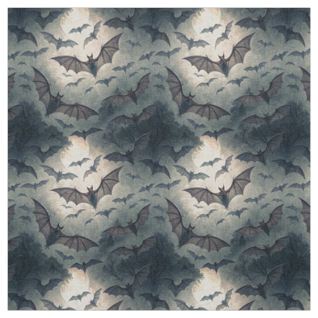 Create Your Own Gothic Bats Moonlight Tyg (Prov)