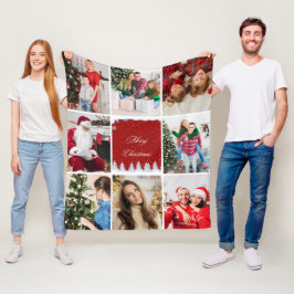 Create Your Own Holiday Photo Collage Fleecefilt