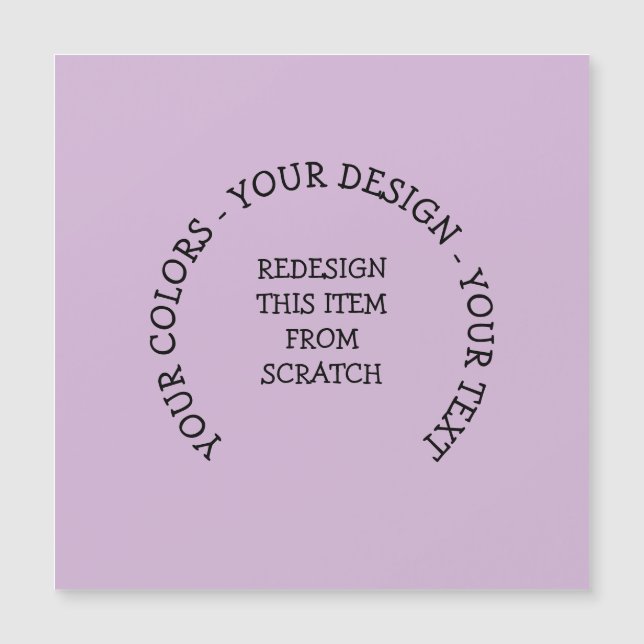 Create Your Own Magnetic Card (Framsida)