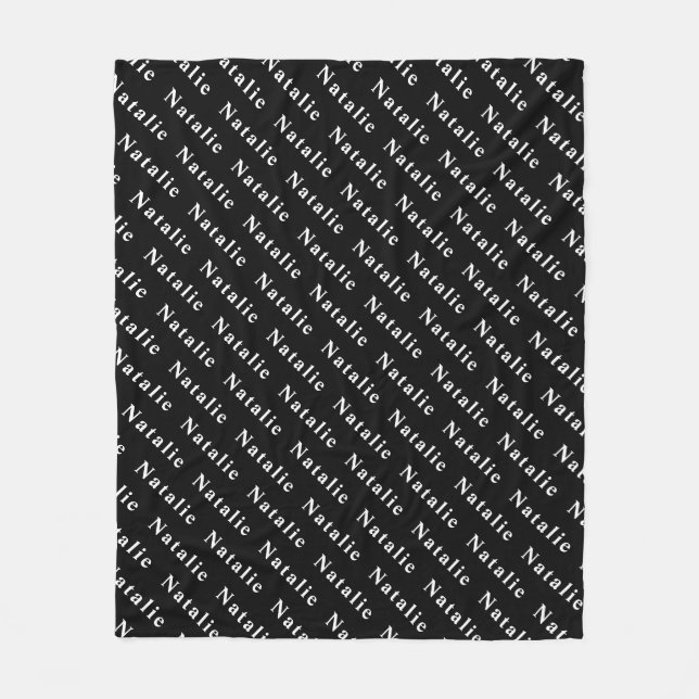 Create Your Own Name Personalized Fleecefilt (Framsidan)