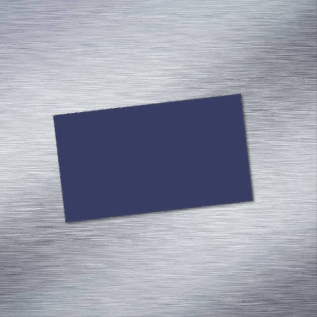 Create Your Own navy blue Custom personalized Magnetiska Visitkort (In Situ)