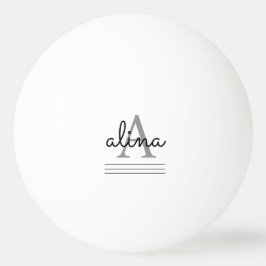 Create Your Own Personalize Monogram Pingisboll