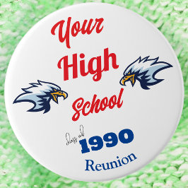 Create Your Own Personalized Class Reunion Button Knapp