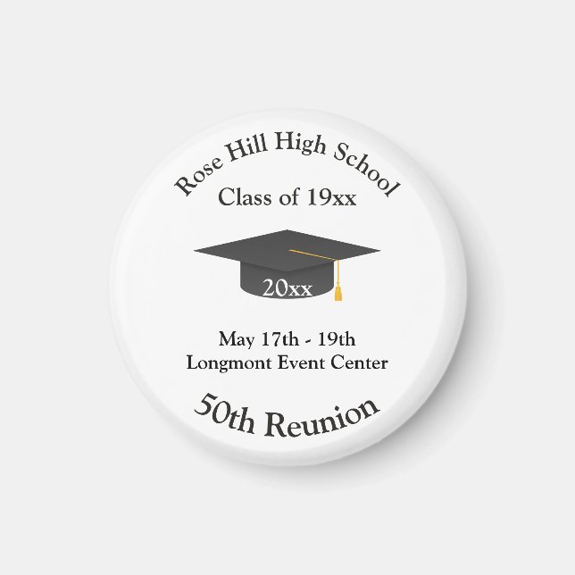 Create Your Own Personalized Class Reunion Magnet (Framsidan)