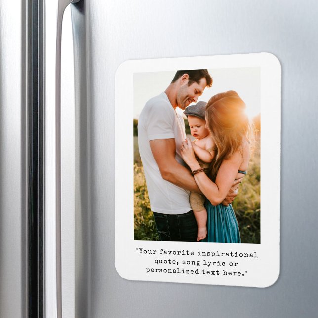 Create Your Own Personalized Photo and Quote Magnet (Skapare uppladdad)