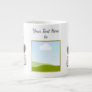 Create Your Own personalized Template Text  Jumbo Mugg
