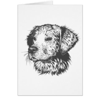 Create Your Own Pet Dog Customized Hälsningskort