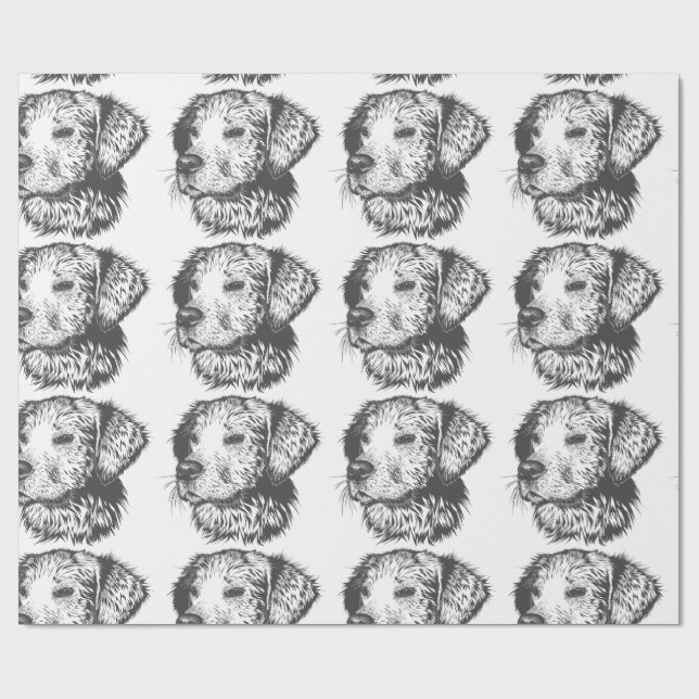 Create Your Own Pet Dog Customized Presentpapper (Platt)