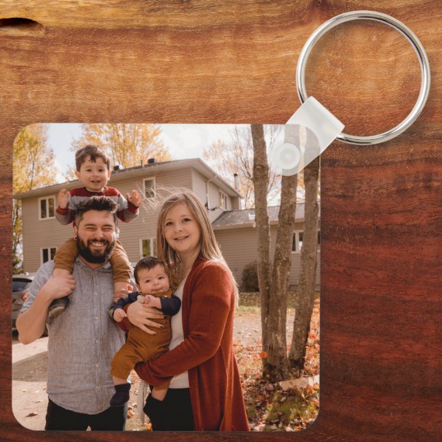 Create Your Own Photo Custom Picture DIY  Nyckelring (Baksida)