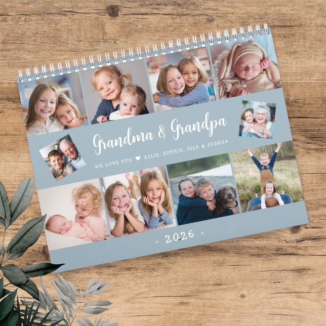 Create Your Own Photo Family Modern Script 2026 Kalender (Skapare uppladdad)