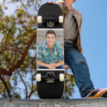 Create your Own Photo Mini Skateboard Bräda 18,5 Cm<br><div class="desc">Personalized Photo Skateboard. This custom skateboard features your own photo printed in the center back (or near the bottom) for a bold, personal touch. Whether it’s a favorite family snapshot, a funny picture of a friend, or a quirky pet photo for a dog dad or cat mom, this skateboard turns...</div>