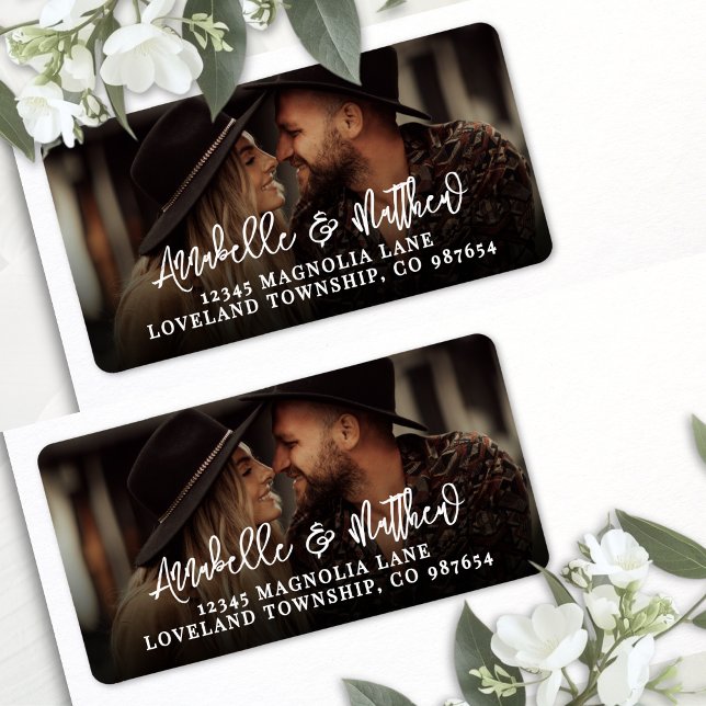 Create Your Own Photo Return Address Adressetikett (Create Your Own Photo Return Address Label )