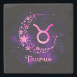 Create Your Own Purple Celestial Taurus Stenunderlägg<br><div class="desc">This coaster features enchanting artwork that you can customize by personalizing them to decorate your home & ritual space or for every day use. Perfect for adding a personal touch to any handfasting, wedding, or special occasion, they also make terrific gifts for friends, family & your sister witches. Inspired by...</div>