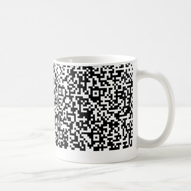 Create Your Own QR Code Funny Coffee Mug Gift Kaffemugg (Höger)