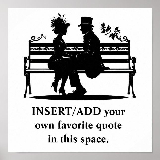 CREATE your OWN quote poster - art poster (Framsidan)