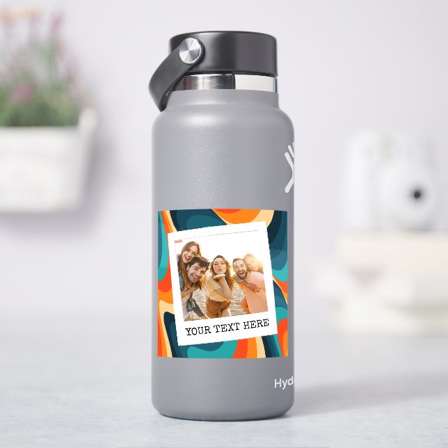 Create Your Own Retro Photo Klistermärken (HydroFlask)