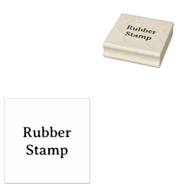 Create Your Own Simple Custom 2.5" x 2.5" Rubber Stämpel