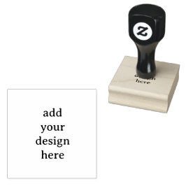 Create Your Own Simple Custom 2" x 2" Rubber Stämpel