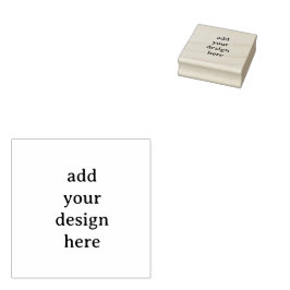 Create Your Own Simple Custom 2" x 2" Rubber Stämpel