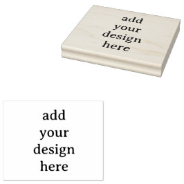 Create Your Own Simple Custom 4" x 5" Rubber Stämpel