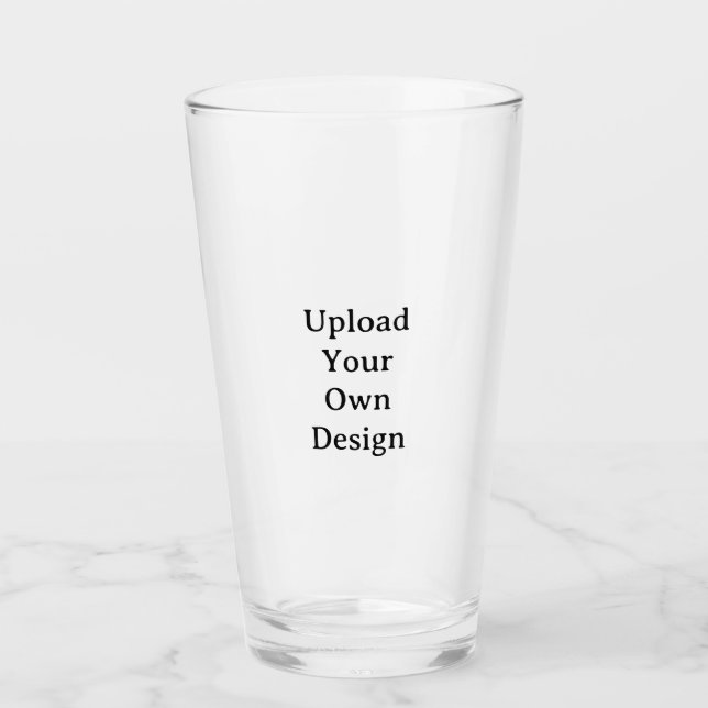 Create Your Own Simple Custom Glass Tumbler Glaskopp (Framsida)