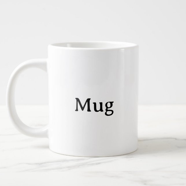 Create Your Own Simple Custom Jumbo Mugg (Vänster)