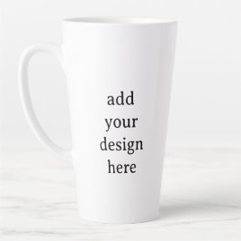 Create Your Own Simple Custom Large 17oz Latte Mug
