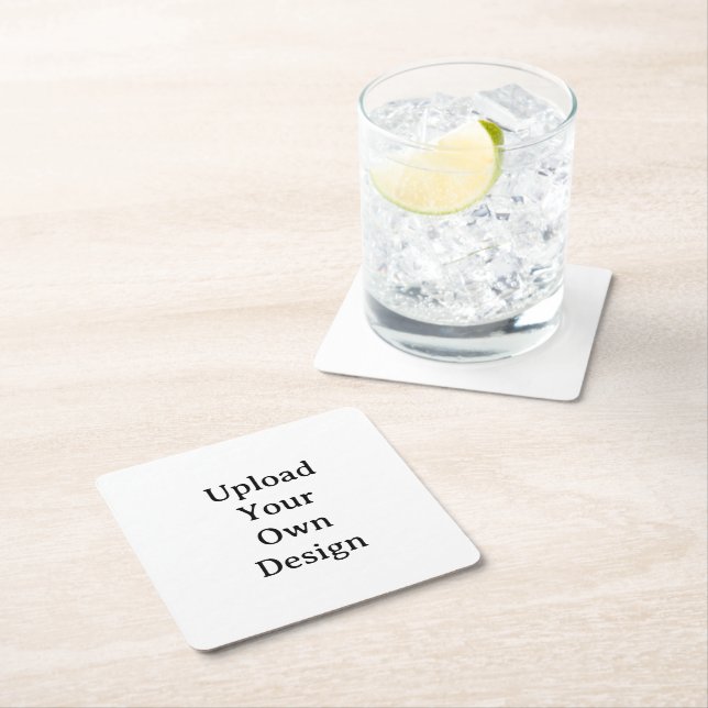 Create Your Own Simple Custom Underlägg Papper Kvadrat (Insitu)