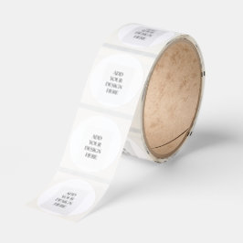 Create Your Own Sticker Roll Runt Klistermärke