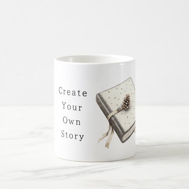 Create Your Own Story Pine Cone Journal Kaffemugg (Center)