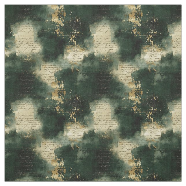 Create Your Own Teal Gold Mysterious Text Black Tyg (Provkarta)