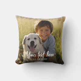 Create Your Own Text Photo  Kudde