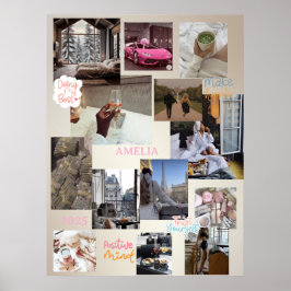 Create Your Own Vision Board Manifesting 2025 Poster