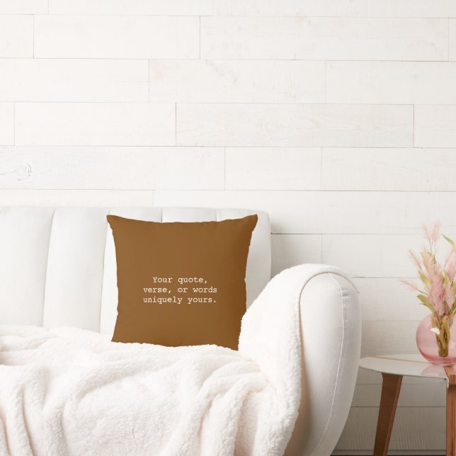 Create Your Own Warm Neutrals Pillow – Chocolate B Kudde (Soffa)