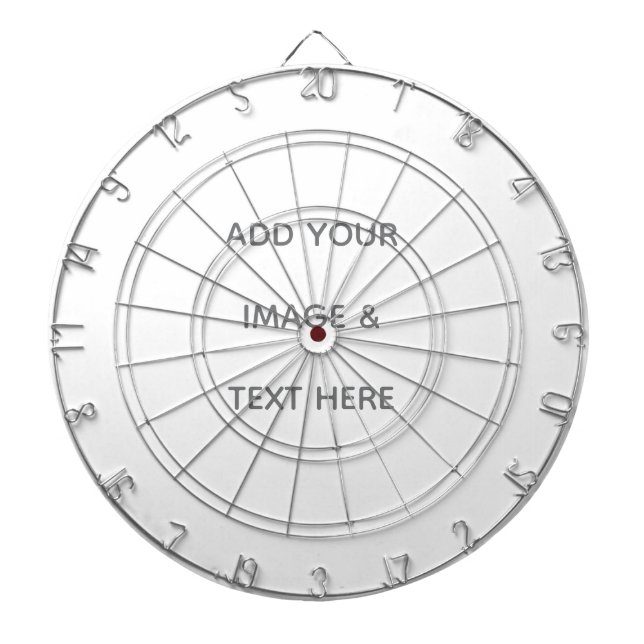Create Your Own white  Darttavla (Framsidan)