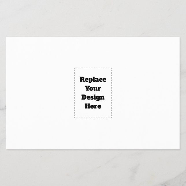 Create Your Own white  Flygblad (Framsidan)