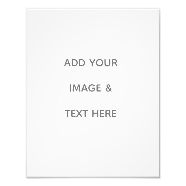 Create Your Own white  Fototryck (Framsidan)