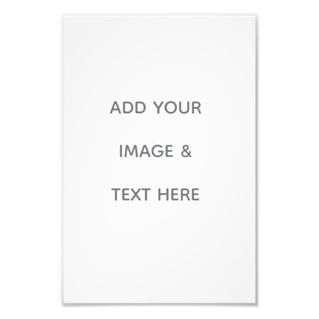 Create Your Own white  Fototryck (Framsidan)