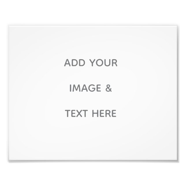 Create Your Own white  Fototryck (Framsidan)