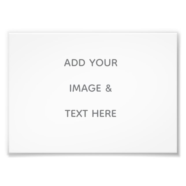 Create Your Own white  Fototryck (Framsidan)