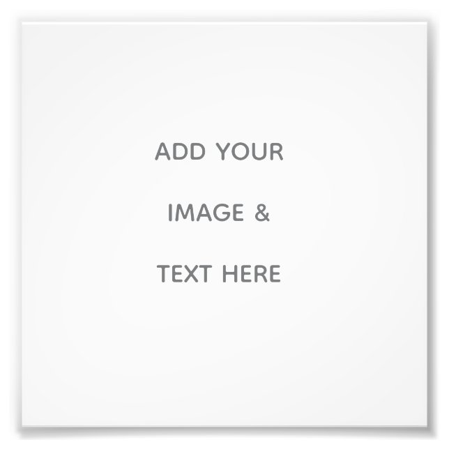 Create Your Own white  Fototryck (Framsidan)